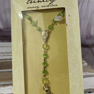 Trinity rosary necklace 2006 Dolgen Corp holy pray